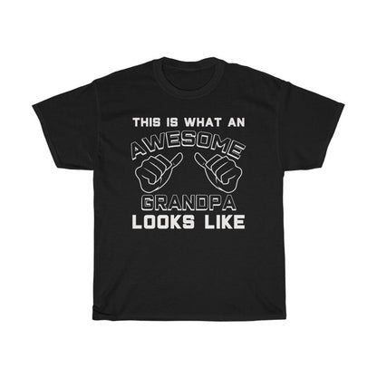 Best Grandpa Gifts: "This Is What An Awesome Grandpa Looks Like" Father's Day Mens T-Shirt