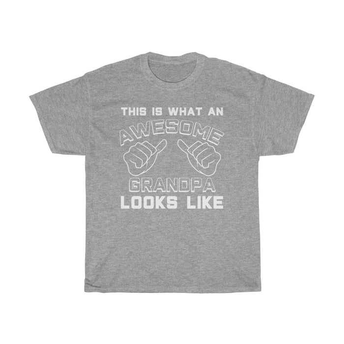 Best Grandpa Gifts: "This Is What An Awesome Grandpa Looks Like" Father's Day Mens T-Shirt