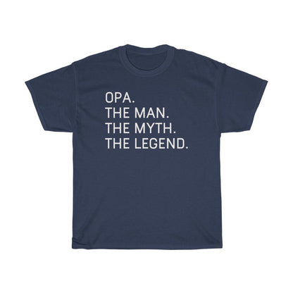 Best Opa Gifts "Opa The Man The Myth The Legend" T-Shirt Funny Gift Idea for Opa Grandpa Mens Tee