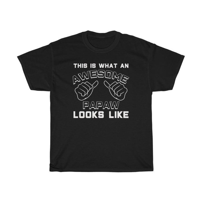 Best Papaw Gifts: "This Is What An Awesome Papaw Looks Like" Grandpa Father's Day Mens T-Shirt