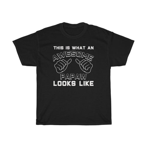 Best Papaw Gifts: "This Is What An Awesome Papaw Looks Like" Grandpa Father's Day Mens T-Shirt