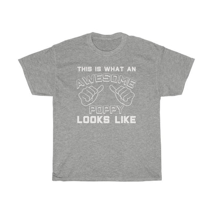 Best Poppy Gifts: "This Is What An Awesome Poppy Looks Like" Father's Day Mens T-Shirt