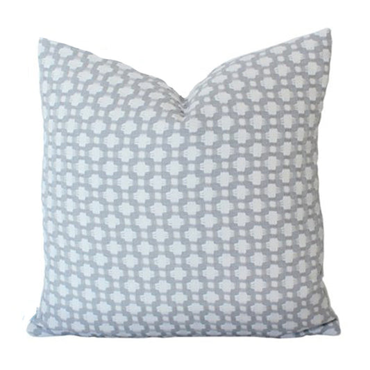Betwixt Zinc and Blanc Pillow