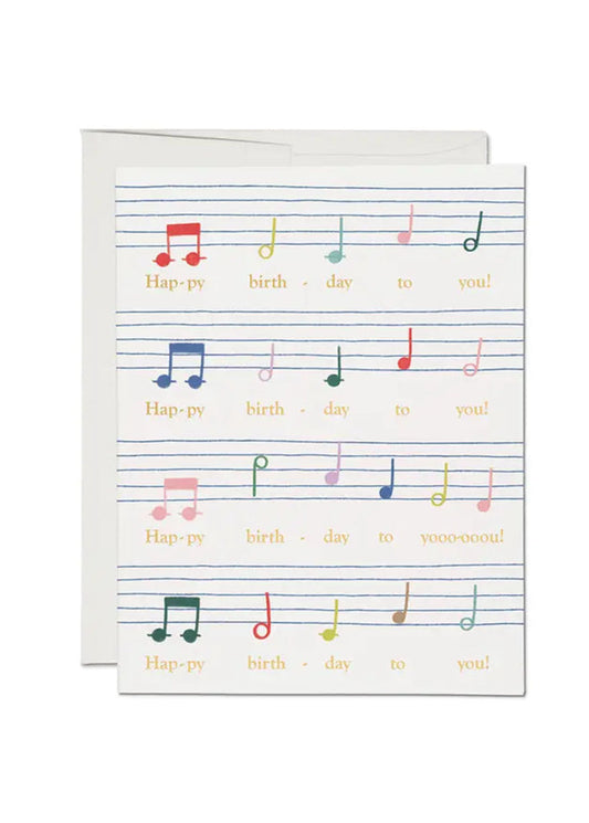 Birthday Song Card