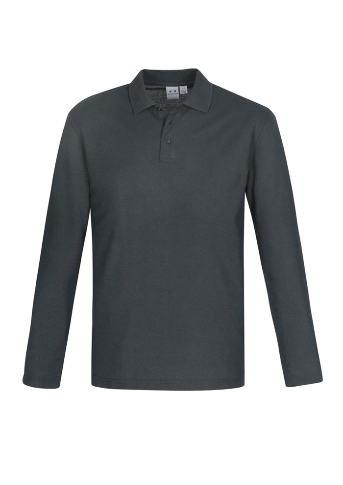 Biz Collection Crew Men's L/S Polo P400ML