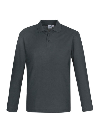 Biz Collection Crew Men's L/S Polo P400ML