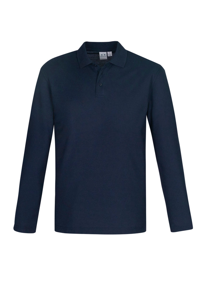 Biz Collection Crew Men's L/S Polo P400ML
