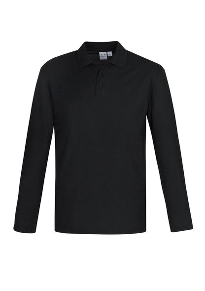 Biz Collection Crew Men's L/S Polo P400ML