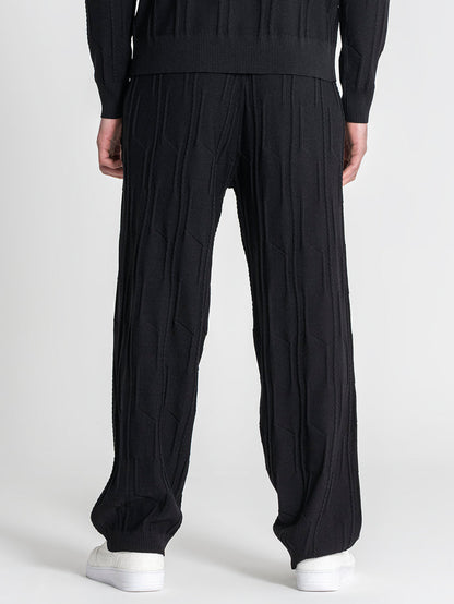 joggers / Black G Knit Pants