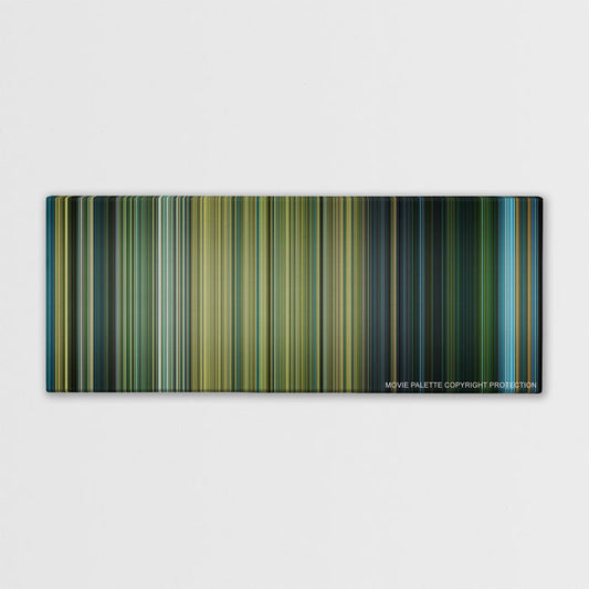 Black Hawk Down color palette canvas print: thousands of thin vertical stripes of color