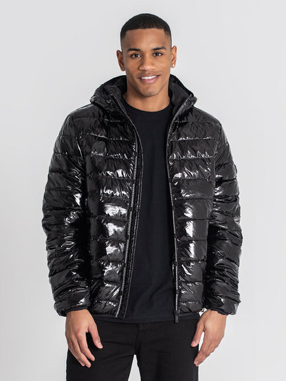 jackets / Black Loop Hoodie Jacket