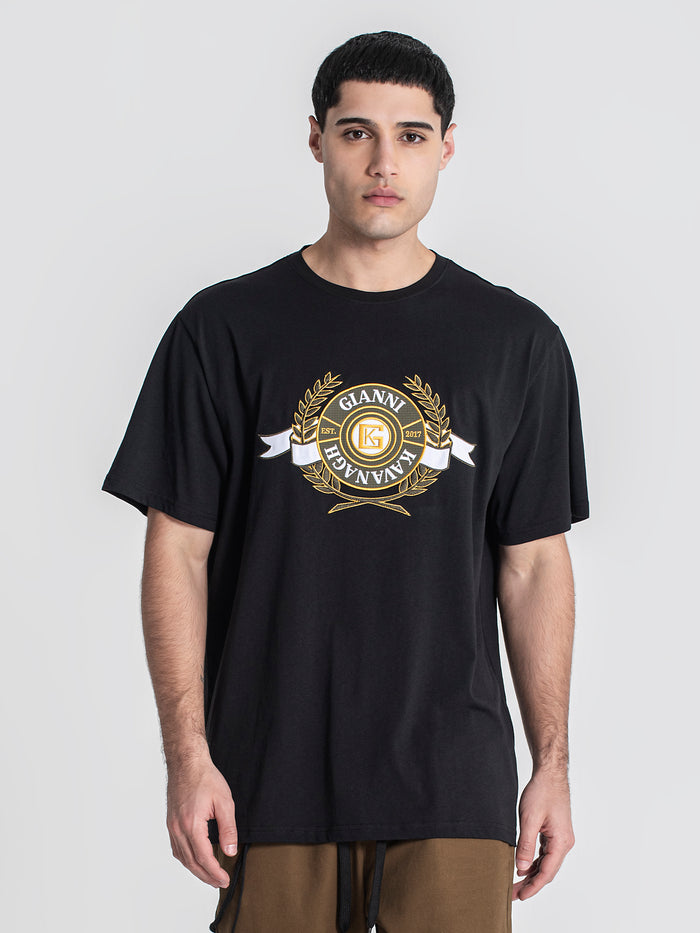 t-shirts / Black Prestige Oversized Tee