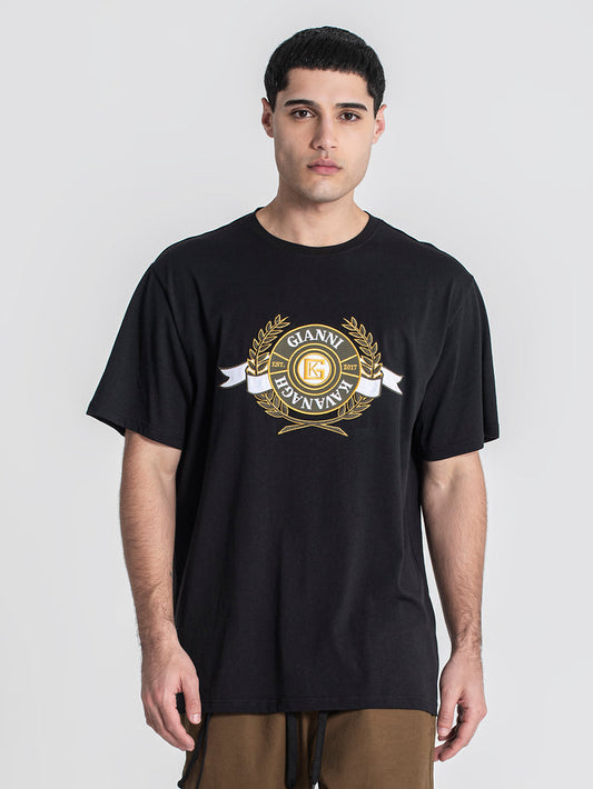 t-shirts / Black Prestige Oversized Tee