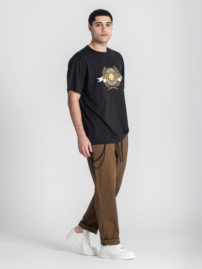 t-shirts / Black Prestige Oversized Tee