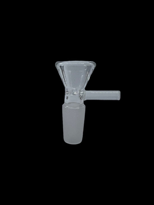 Black Sheep Glass Funnel Bowl with built-in honeycomb screen – premium 14mm male joint bong bowl for smooth airflow and cleaner hits.