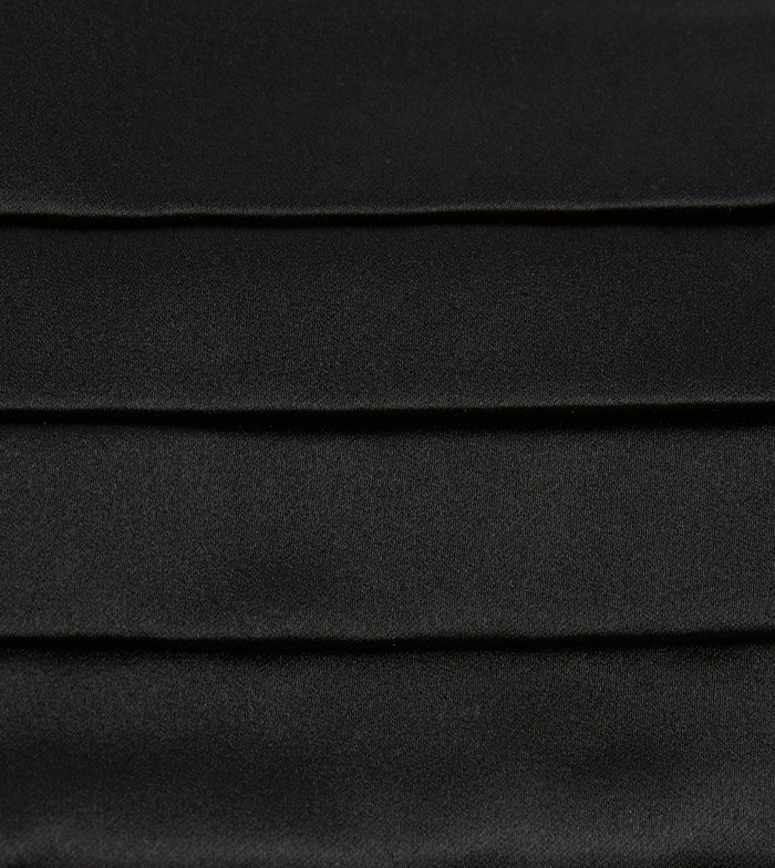 Black Silk Satin Cummerbund