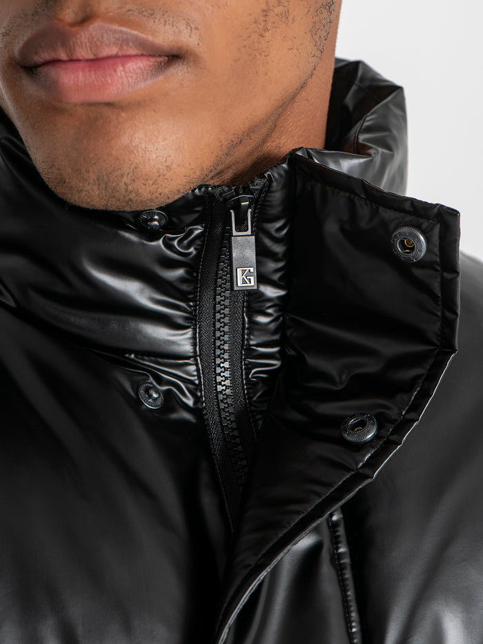 puffers / Black Statement Puffer Jacket