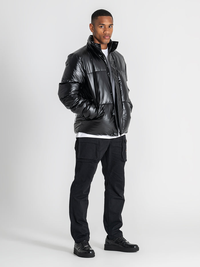 puffers / Black Statement Puffer Jacket