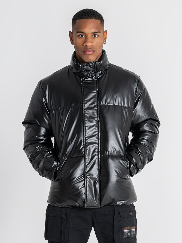 puffers / Black Statement Puffer Jacket