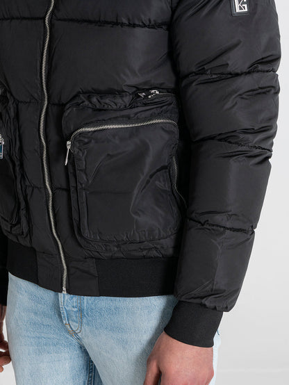 puffers / Black Utility Puffer Jacket