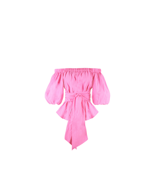 BLAKE TIE TOP PINK
