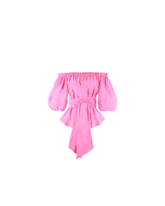 BLAKE TIE TOP PINK