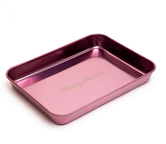 Blazy Susan Metal Rolling Tray – Durable and stylish rolling tray with a smooth, easy-to-clean surface for an organized rolling experience.