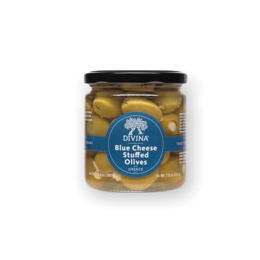 Blue Cheese Stuffed Olives By Divina 220g