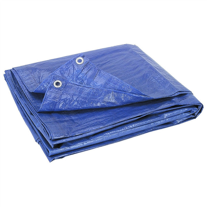 Blue Poly Tarps (5 mil) - Single 50' x 100'