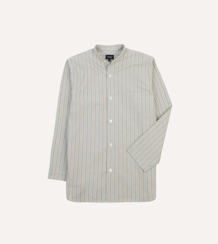 Blue Stripe Cotton Pyjama Set