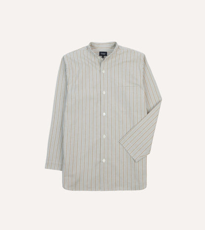 Blue Stripe Cotton Pyjama Set