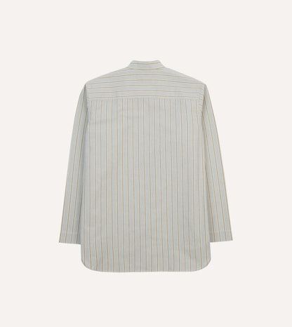 Blue Stripe Cotton Pyjama Set