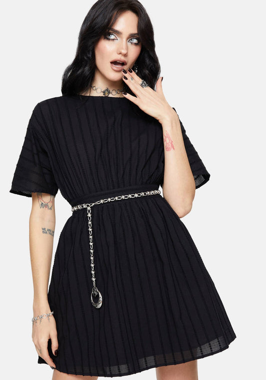 Blythe Cotton Tie Back Mini Dress