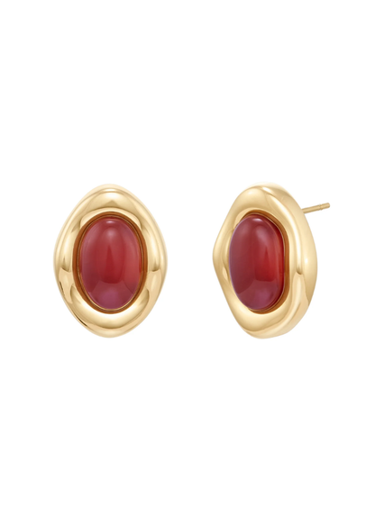 Bordeaux Earrings - Gold