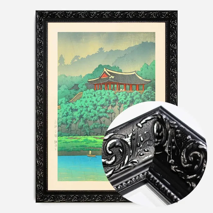 21x30cm | 8¼ x 11¾in / Black Ornate Frame