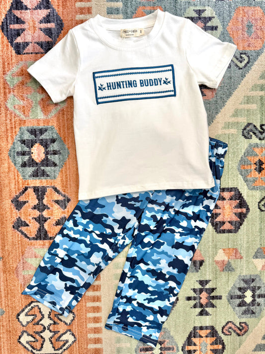 Boy’s “Hunting Buddy” Set in Blue Camo