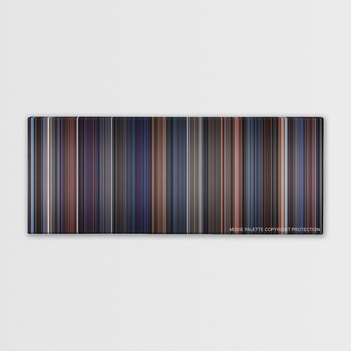 Brazil color palette canvas print: thousands of thin vertical stripes of color