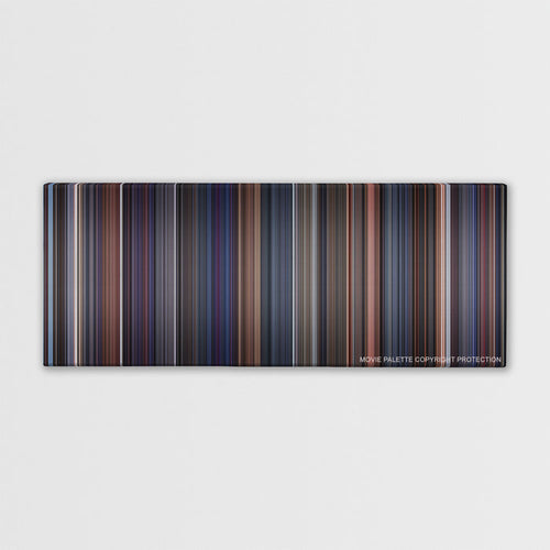 Brazil color palette canvas print: thousands of thin vertical stripes of color