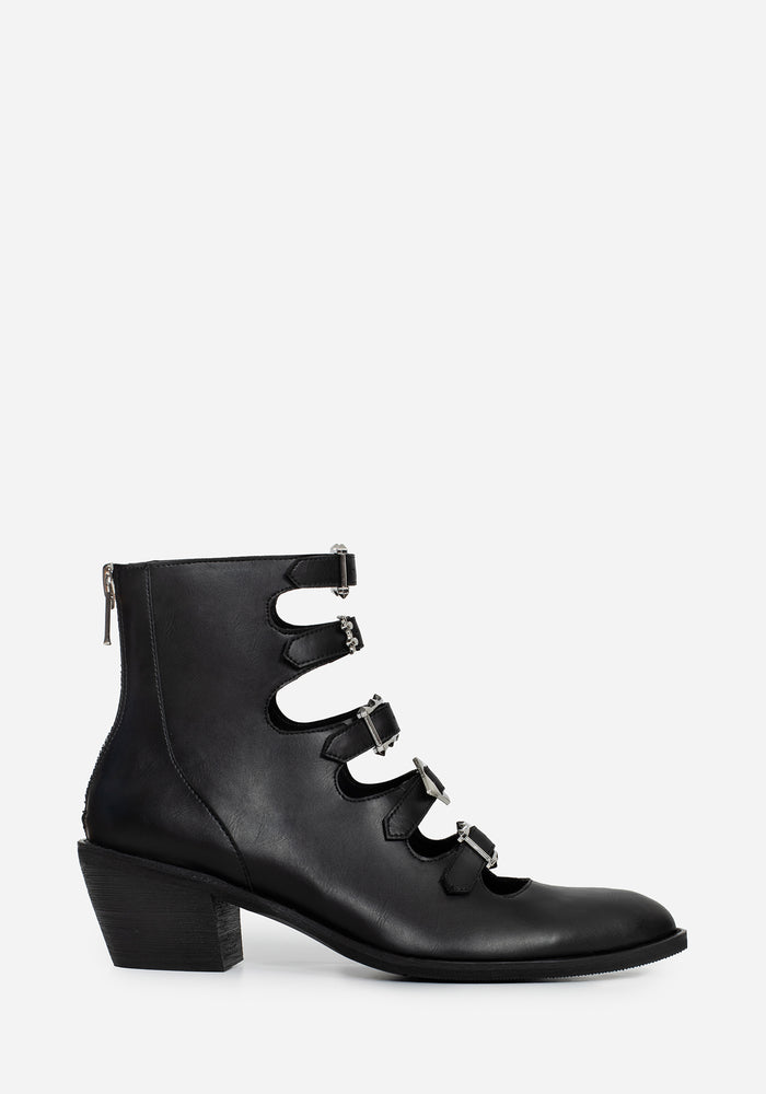 BRIDGET BUCKLED BOOTS