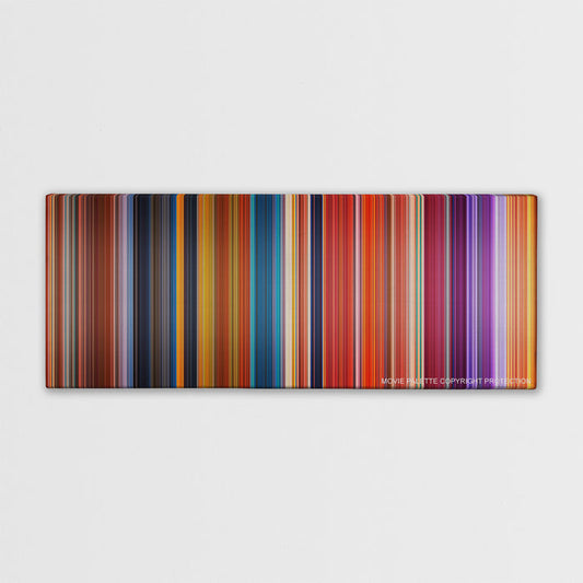 Brother Bear color palette canvas print: thousands of thin vertical stripes of color