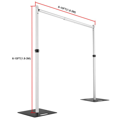 Bulk Artificial Flower Wall Stand Adjustable Pipe and Drape Stand Wholesale