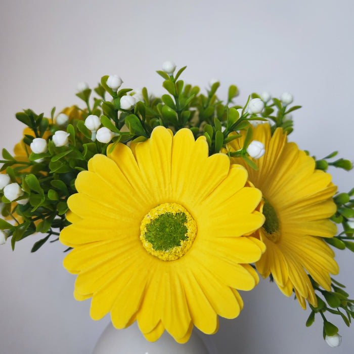 Bulk Happy Every Day Vase with Spring Flowers and Greenery Arrangement Wholesale