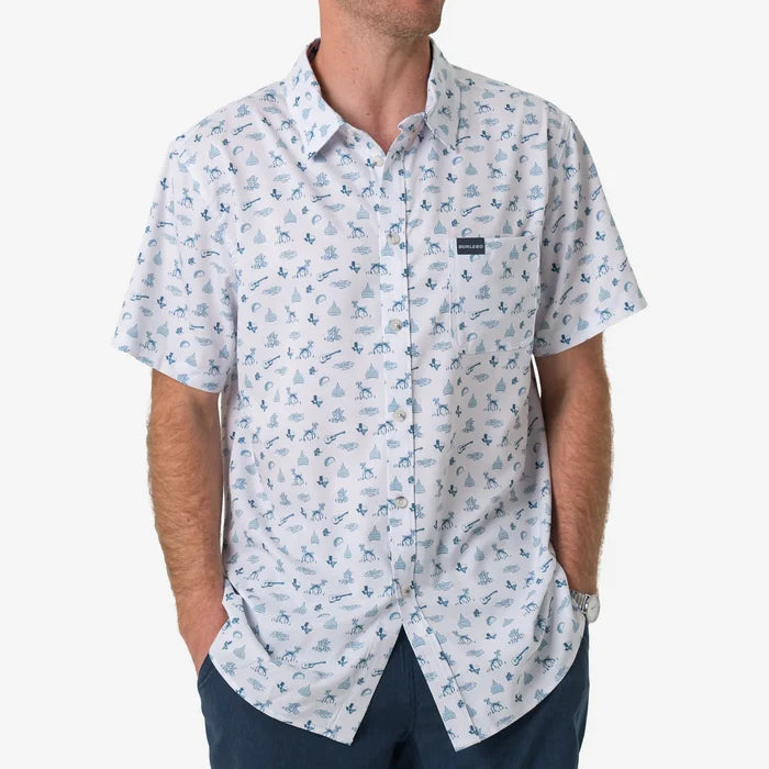 Burlebo Performance Button Up - Lone Star State