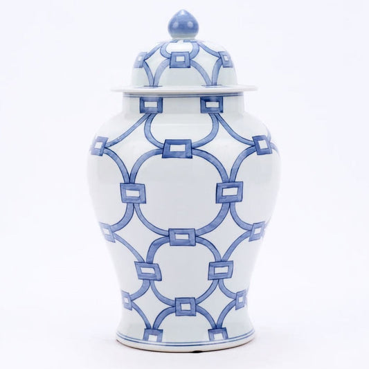 B&W Lover Locks Temple Jar