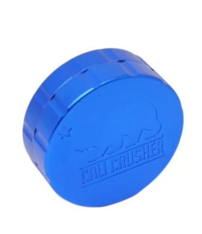 Cali Crusher 2.0 2-Piece Grinder Blue – 2.35in Premium Aluminum Grinder for Herbs and Spices
