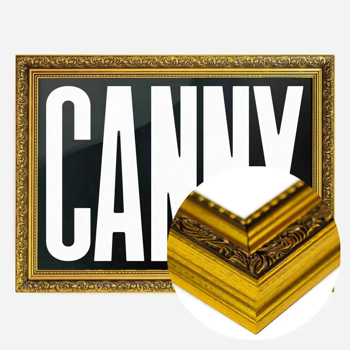 21x30cm | 8¼ x 11¾in / Gold Ornate Frame