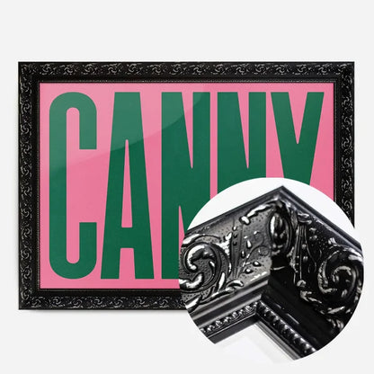 21x30cm | 8¼ x 11¾in / Black Ornate Frame