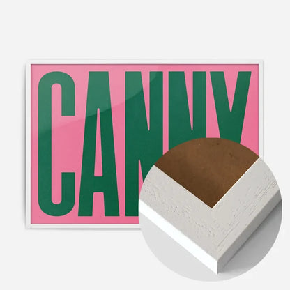 21x30cm | 8¼ x 11¾in / White Wood Frame