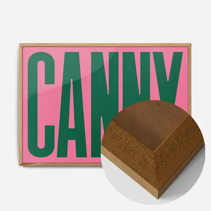 21x30cm | 8¼ x 11¾in / Oak Wood Frame