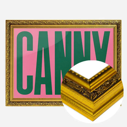 21x30cm | 8¼ x 11¾in / Gold Ornate Frame
